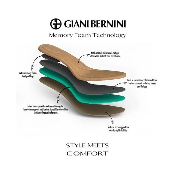 Giani Bernini Memory Foam Rivver Sandals - Picture 2 of 2